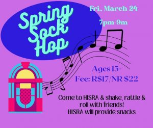 Spring Sock Hop @ HISRA