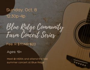 Blue Ridge Community Farm Concert Series @ Blue Ridge Community Farm