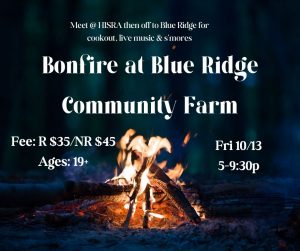 Bonfire at Blue Ridge Community Farm @ Blue Ridge Community Farm