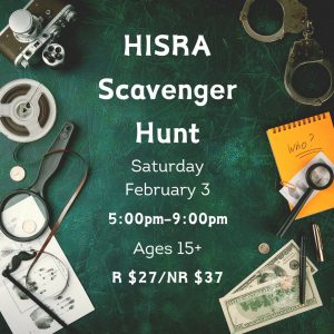 HISRA Scavenger Hunt @ HISRA